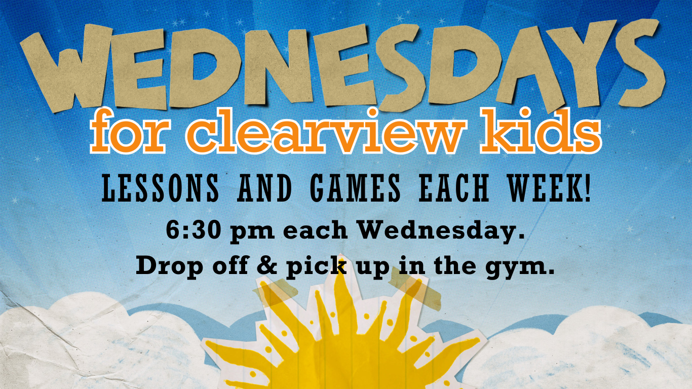 CLEARVIEW KIDS SCHEDULE